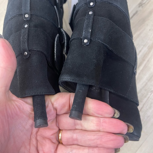 Balmain x Giuseppe Zanotti biker heeled boots / 39 - Picture 4 of 8